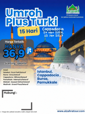 Umroh Plus Turki 15 Hari