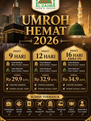 UMROH HEMAT 2026 Via SUB