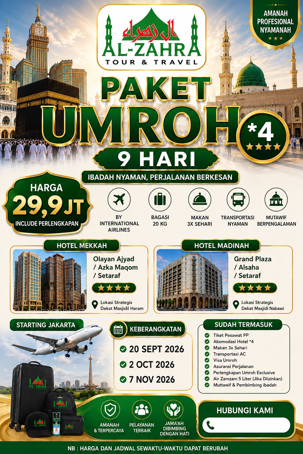 UMROH 9 HR BINTANG 4