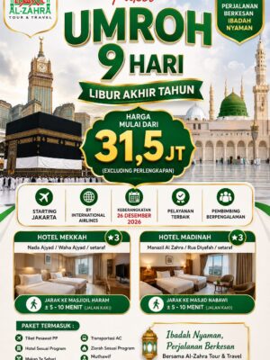 UMROH 9 HARI AKHIR TAHUN 2026